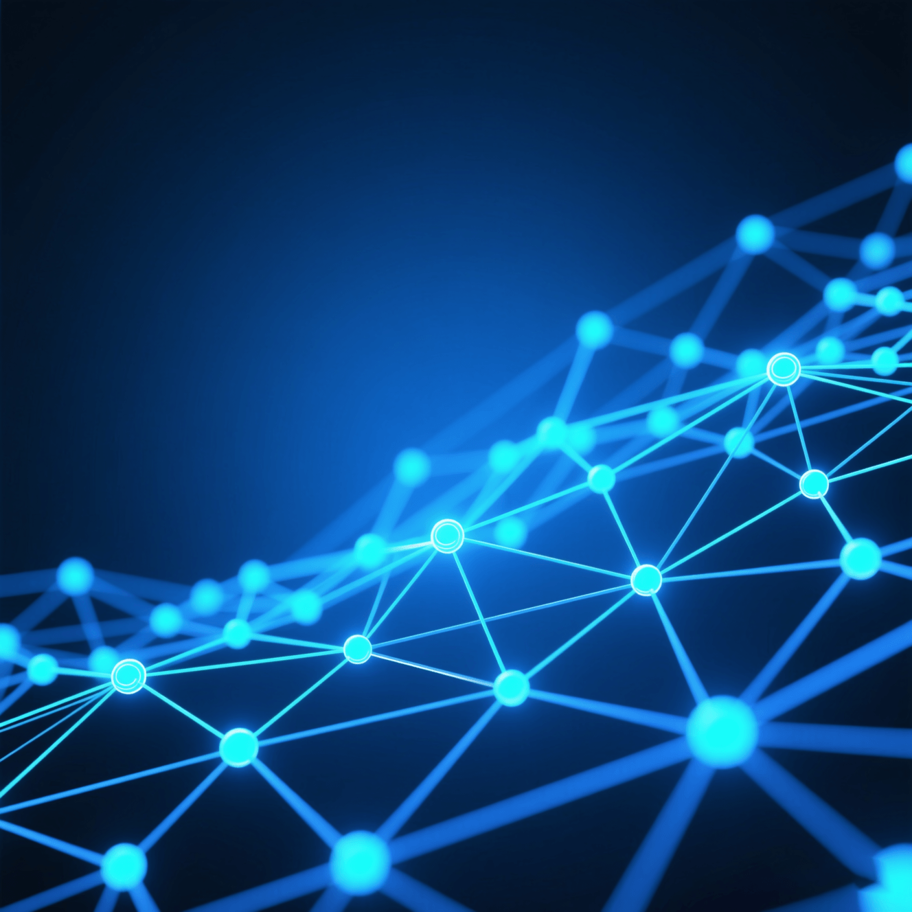 Abstract digital network background